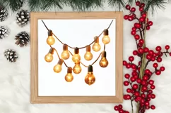 Antique Christmas Ornament Clipart, Christmas Clipart Product Image 3