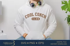 TCool Coach Club Sport SVG PNG Sublimation|Football Game Day Product Image 3