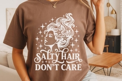 Salty Hair Don’t Care Svg, Summer Vacation Svg, Beach Svg. Product Image 4