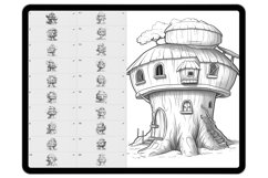 39 Procreate Forest Treehouse Stamp Brushes Product Image 3