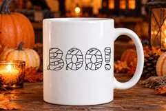 Mummy Wrap Font - Halloween Decorative Font Product Image 3