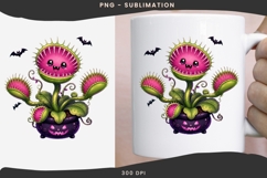 Cute halloween venus flytrap png design for T-shirts Product Image 3