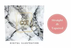 White Marble Tumbler Wrap, You Got This Tumbler Sublimation Product Image 3