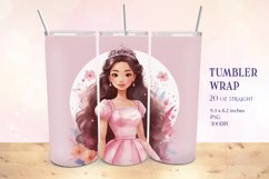 Princess Tumbler Wrap Sublimation Product Image 1