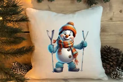Funny Snowman Sublimation Clipart, Christmas PNG Product Image 3
