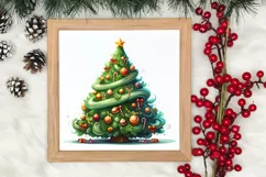 Christmas Farm Animals Clipart, Christmas PNG Product Image 3