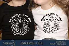 Hanging With My Boo Halloween SVG PNG Sublimation |Boo Witch Product Image 3