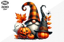 Halloween Gnomes Sublimation - Clipart PNG Design Product Image 1
