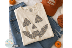 Jackolantern PNG | Preppy Leopard Halloween PNG | Fall PNG Product Image 2