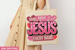 Name above JESUS every name PNG, God Is Love Clipart PNG Product Image 3
