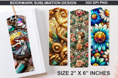 Winter Bookmarks Sublimation - 4 Bookmark Design Product Image 1