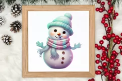 Pink Christmas Fairy Clipart Sublimation, Fairy Christmas Product Image 3