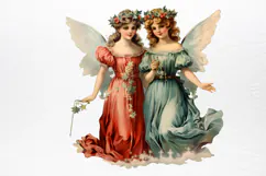 Vintage Christmas Cinema Clipart PNG Product Image 3