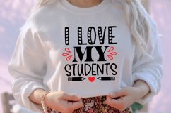 I Love my students SVG Product Image 3