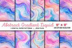 Abstract Gradient Liquid Background JPG Product Image 1