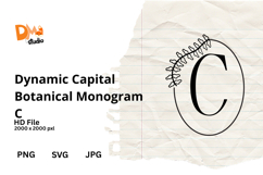 Dynamic Capital Botanical Monogram Product Image 1