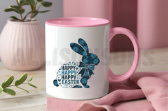 Happy Easter Bunny PNG, Blue Bunny Sublimation PNG Product Image 3