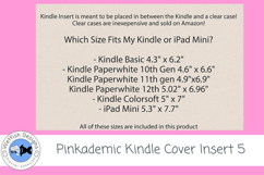 Pinkademic Kindle Cover Insert 5 Product Image 3