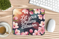 Inspirational Quotes Mouse Pad, Motivational PNG Sublimation Product Image 1