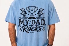 My Dad Rocks Svg, Best Dad Ever Svg, Awesome Dad Svg. Product Image 5