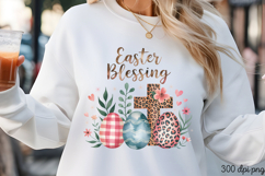 .Easter blessings. PNG, Retro Easter Day Sublimation PNG Product Image 3