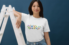 Colorful Floral Vine Three Size Embroidery Design Product Image 3