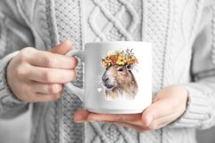 Capybara Watercolor Sublimation Bundle Png Product Image 3