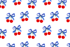 4th of July Clipart Patriotic Digital Paper Seamless Pattern Product Image 2