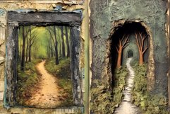 Way, Junk journal pages, Digital paper, Collage Product Image 3