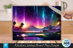 Shimmering Cutting Board Sublimation Design Product Image 1