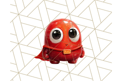 Slime Monster Clipart, Colorful Goo Graphics Png Product Image 3