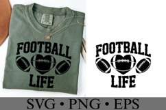 Football Life Svg | Game Day Svg | Sport Svg | Shirt Svg Product Image 3