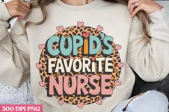 Cupid&#039;s Favorite Nurse PNG, Valentine Nurse Sublimation P Product Image 3