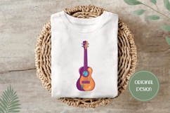 Hand Drawn Guitar Illustration, Cartoon Guitar PNG Product Image 3