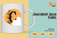 Honeyroot Boho Floral Monogram Product Image 1