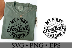 My first Football Season Svg | Game Day Svg | Shirt Svg Product Image 4