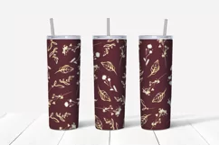 Flowers Roses sublimation design. Skinny tumbler wrap design Product Image 4