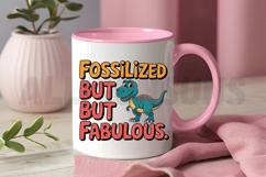 Cartoon Dinosaur Design Fossilized But But Fabulous Ideal Product Image 3