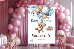 Baby Shower Welcome Sign Template 145 Product Image 2