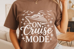 On Cruise Mood Svg, Cruise Ship Svg, Family Cruise Svg. Product Image 4