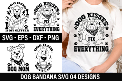 Dog Bandana SVG Design - Dog Hair is My Glitter Product Image 1