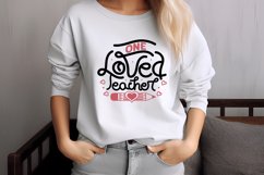 One loved teacher SVG Product Image 3