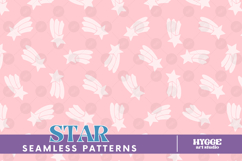 Boho Star Seamless Pattern Nursery Tile PNG DTF Baby Kids Product Image 1