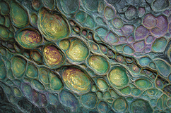 Abstract Organic Cell Texture Background with Vibrant Glow Product Image 1