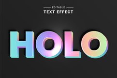 Editable Text Effect for Illustrator. Vector Graphic styles Product Image 1