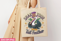 SHAKE YOUR TAIL FEATHER PNG, Mardi Gras Sublimation PNG Product Image 3