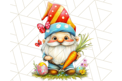 Easter Gnome PNG, Spring Bunny Clipart, Cute Digital Art Product Image 3
