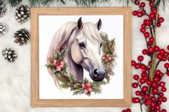 Watercolor Christmas Deer Head Clipart Sublimation Product Image 3