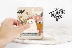 Cartoon Ghost Money Card, Printable Halloween Money Card PNG Product Image 3
