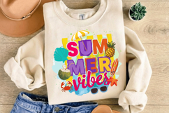 Summer Vibes PNG sublimation |Beach &amp; Summer PNG T-Shirt Product Image 9